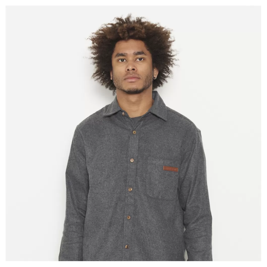 Hydroponic Camisas>Camisa MARINE Anthracite Flannel