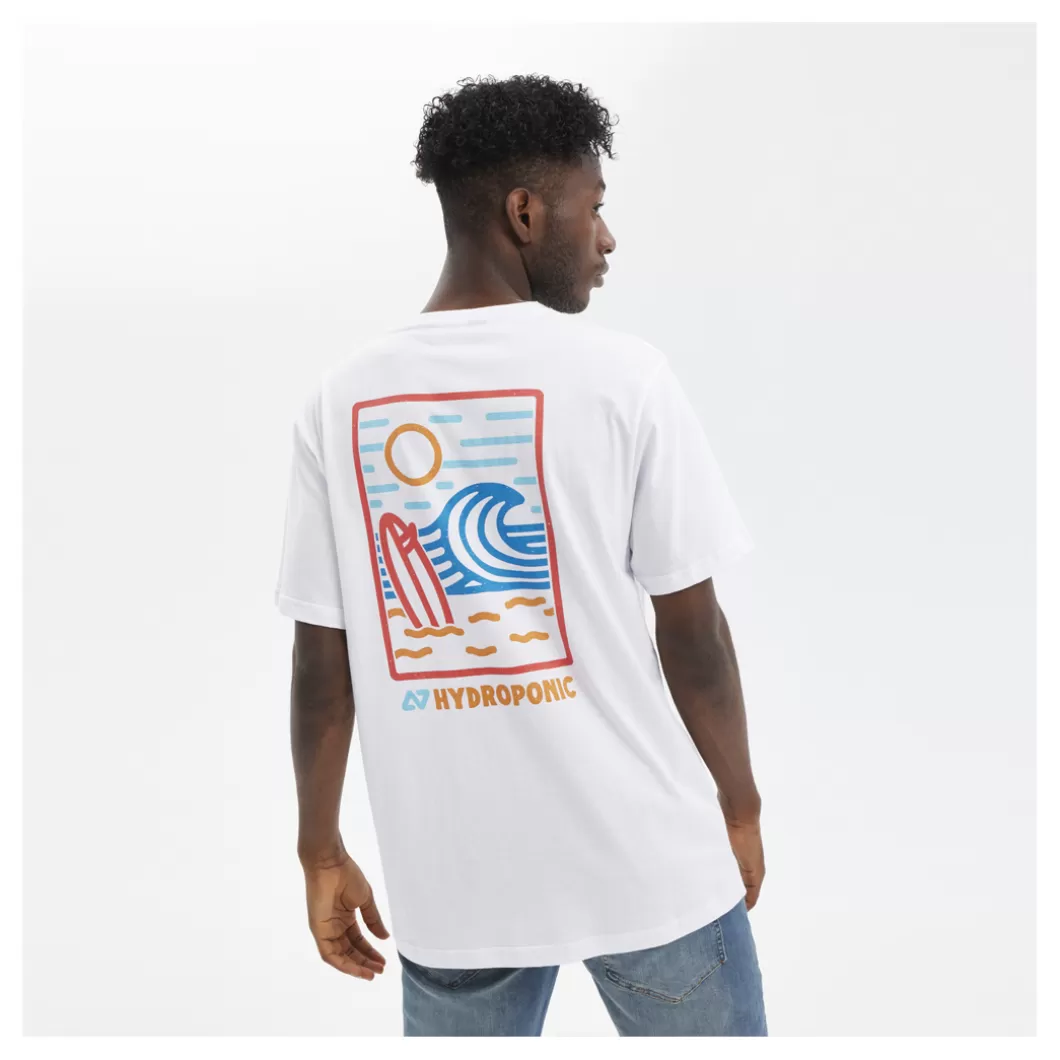 Hydroponic Camisetas>Camiseta BEACH White