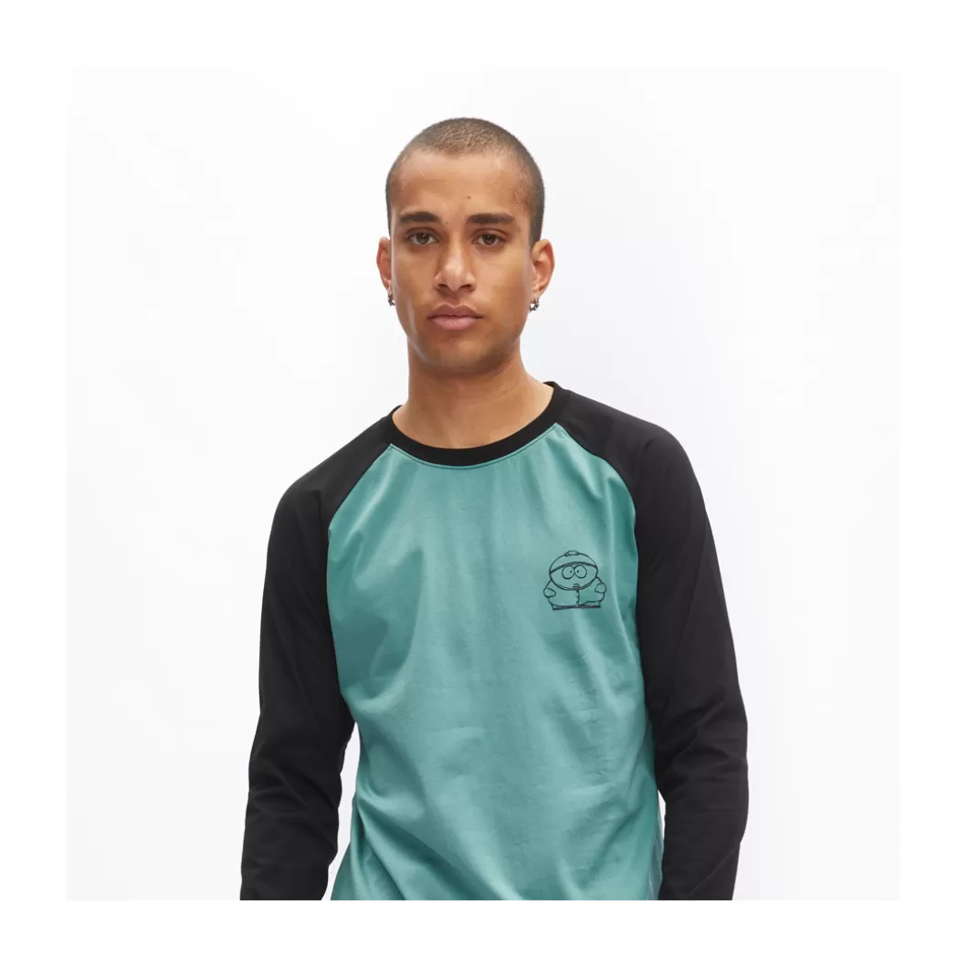 Hydroponic South Park Colabo | Outlet Ropa>Camiseta De Manga Larga SOUTH PARK CARTMAN ALRIGHT Black / Jade