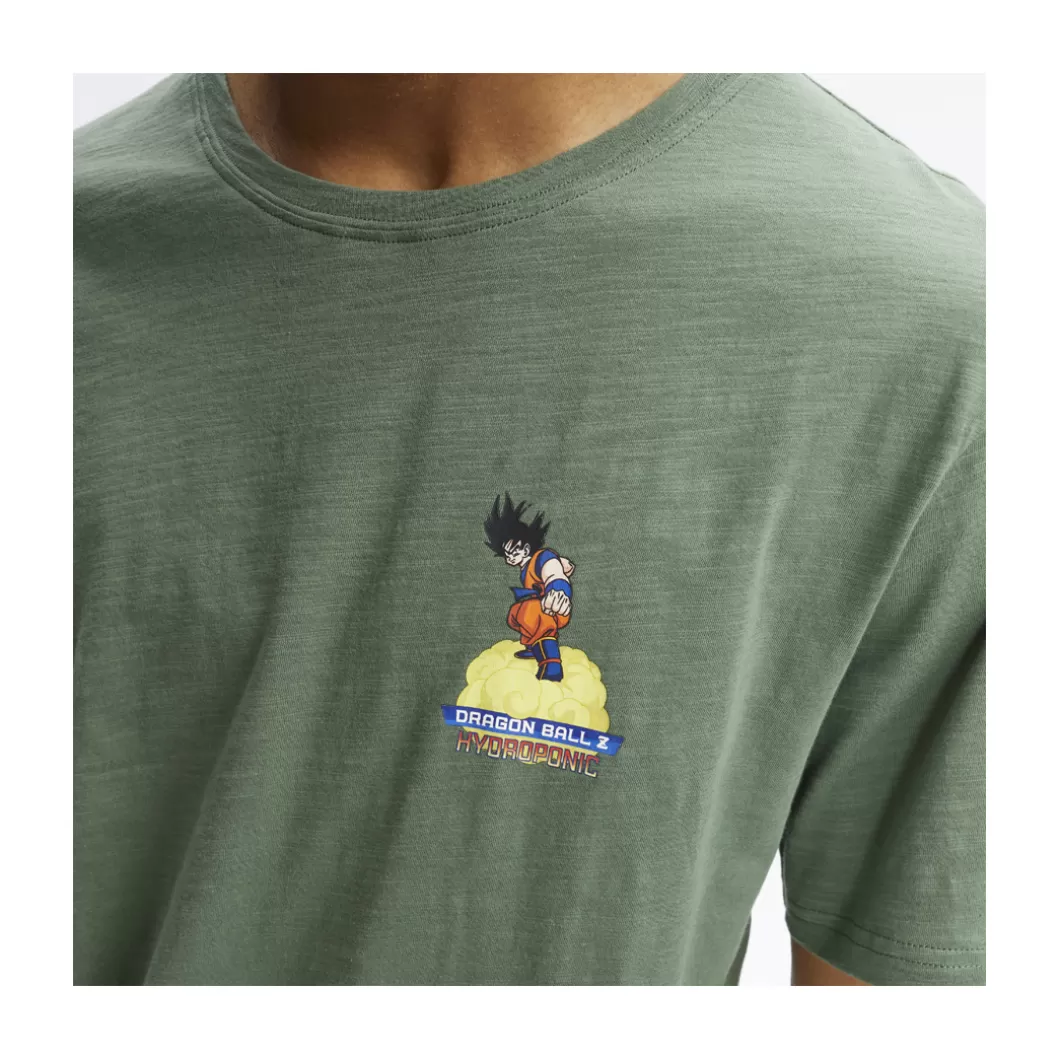 Hydroponic Dragon Ball Z Colabo | Camisetas>Camiseta DRAGON BALL Z KINTOUN Hedge Green