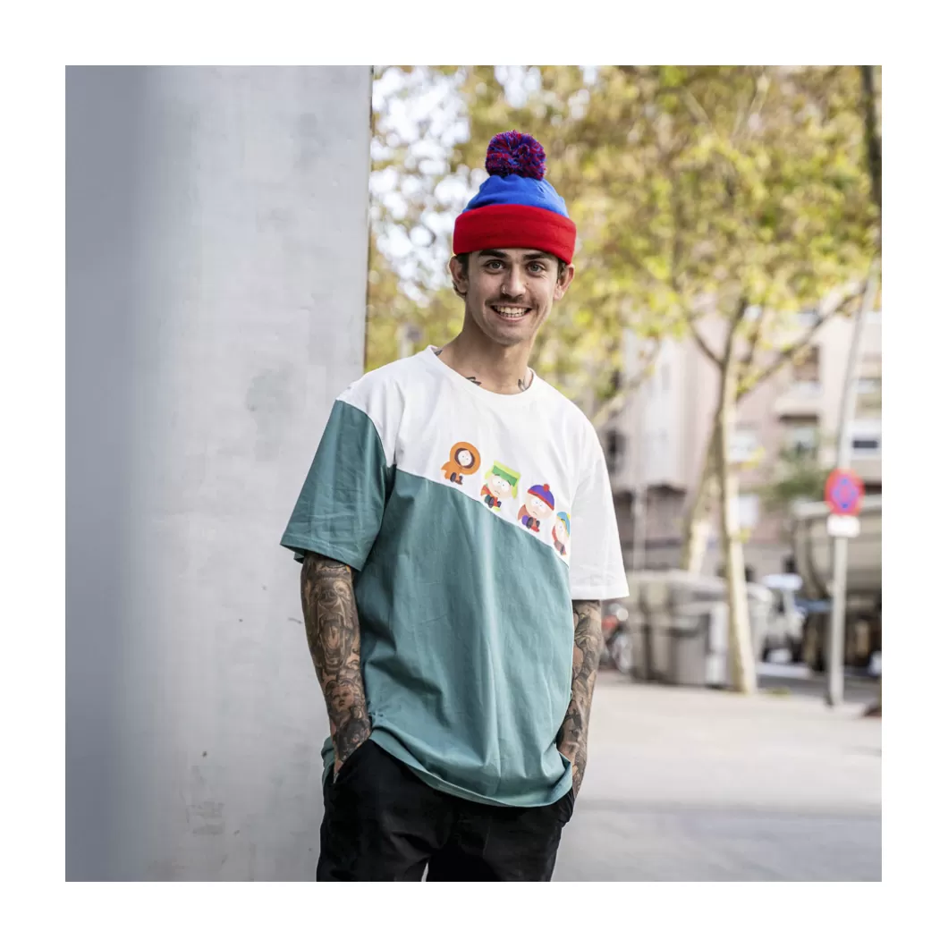 Hydroponic South Park Colabo | Outlet Ropa>Camiseta SOUTH PARK DOWNHILL White / Jade