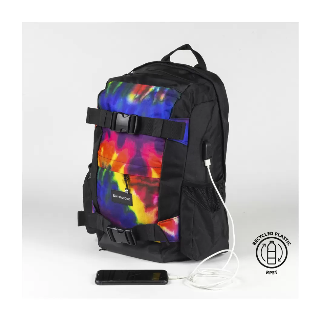 Hydroponic Mochilas / Bolsas Skate | Bolsas De Skate>Mochila Skate BG KENTER Tie Dye Black