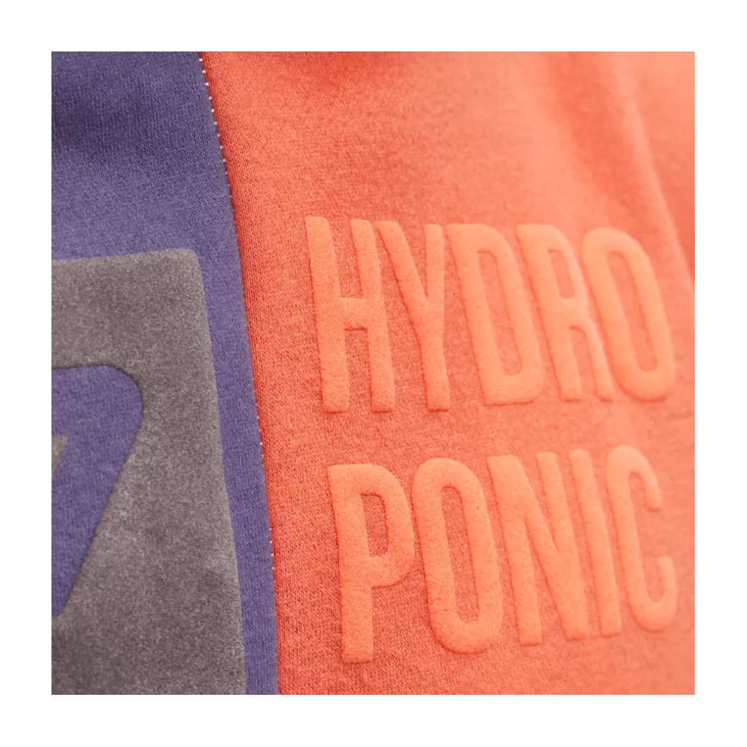 Hydroponic Sudaderas Con Capucha Niño>Sudadera Con Capucha Niño DUAL Off White / Violet / Orange