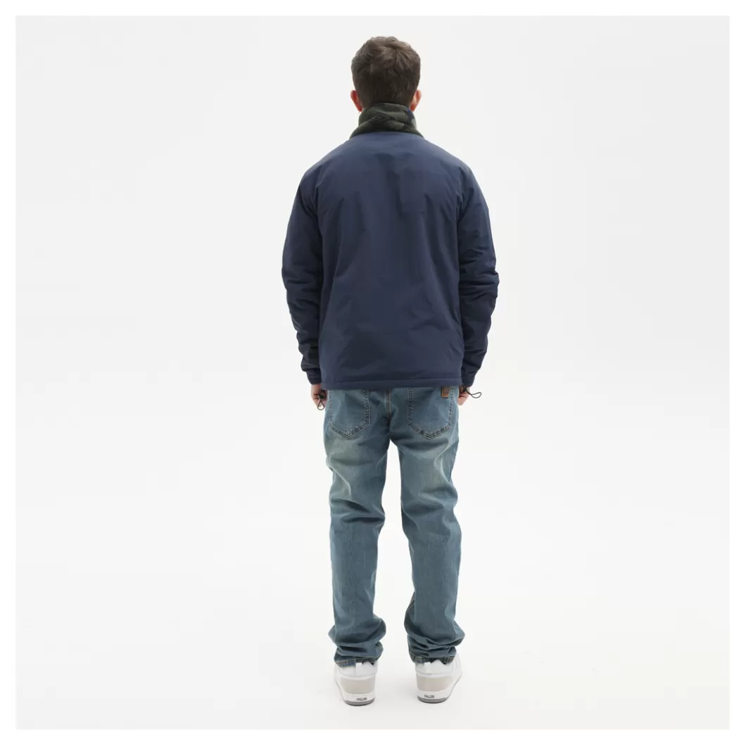 Hydroponic Chaquetas | Polar & Softshell>Sudadera Polar LOBO Green / Navy