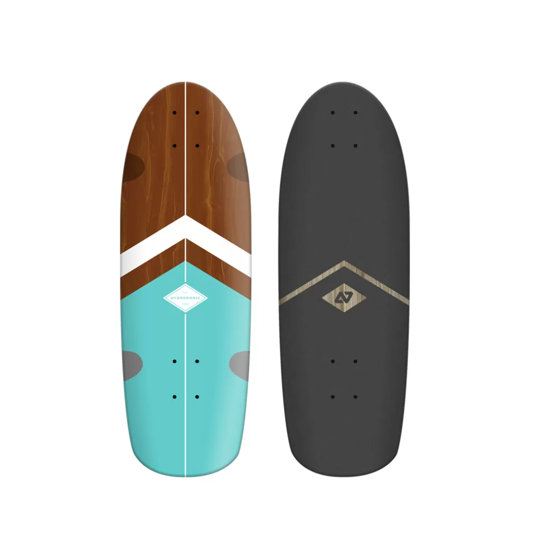 Hydroponic Tablas Surfskate | Skate Cruiser Tablas>Tabla Surfskate / Cruiser ROUNDED Classic 3.0 Turquoise